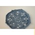 Handmade Crochet Coasters Set of 6 pieces blue & Silver with luxurious Box